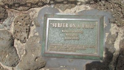 Surfer On A Wave Marker. Click for full size. Surfer On A Wave Marker image. Click for full size.