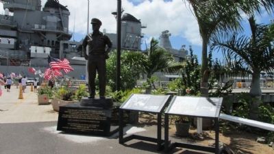 Fleet Admiral Chester W. Nimitz, USN Marker. Click for full size. Fleet Admiral Chester W. Nimitz, USN Marker image. Click for full size.
