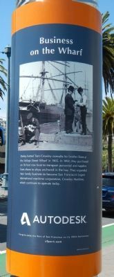 Business on the Wharf Marker image. Click for full size.