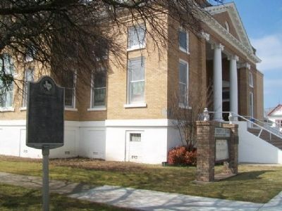 First Christian Church of Van Alstyne and Marker image. Click for full size.