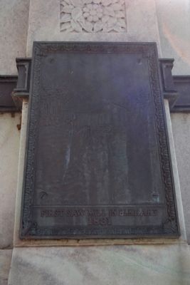 Tablet on West Elevation of Monument image. Click for full size.
