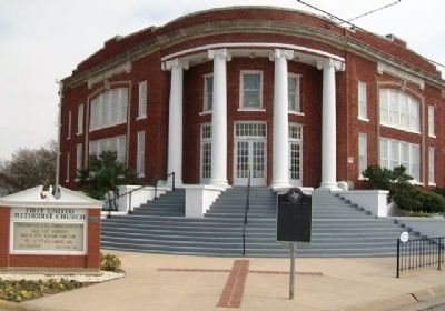 First United Methodist Church of Van Alstyne and Marker. Click for full size. First United Methodist Church of Van Alstyne and Marker image. Click for full size.