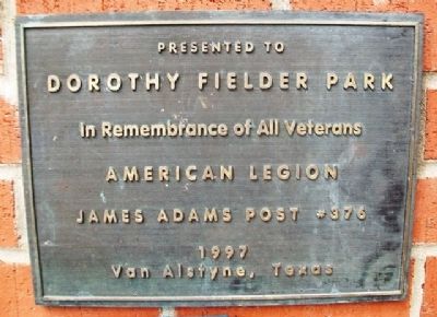 Veterans Memorial Marker. Click for full size. Veterans Memorial Marker image. Click for full size.