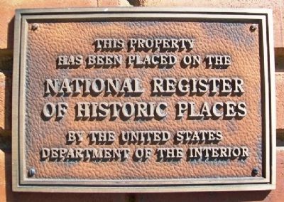 City Hall NRHP Marker. Click for full size. City Hall NRHP Marker image. Click for full size.