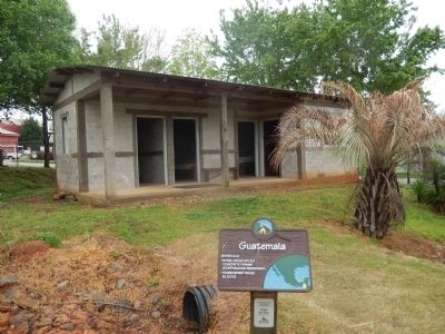 Model of Habitat home built in Guatemala. image. Click for full size.