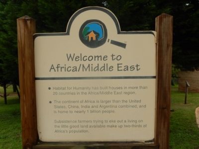 Welcome to Africa/Middle East Marker image. Click for full size.
