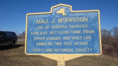 Major J. Morrison Marker image. Click for full size.