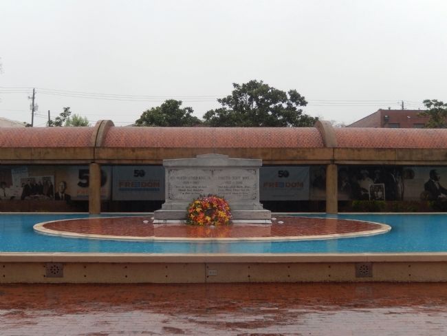 Graves of Rev. Martin Luther King, Jr. & Coretta Scott King. Click for full size. Graves of Rev. Martin Luther King, Jr. & Coretta Scott King image. Click for full size.