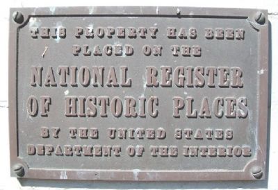 Towry Brothers Building NRHP Marker image. Click for full size.