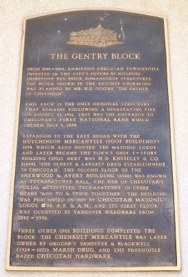 The Gentry Block Marker image. Click for full size.