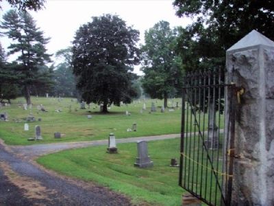 Old Mount Ida Cemetery Entrance image. Click for full size.