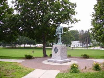 Manchester Spanish-American War Memorial Statue image. Click for full size.