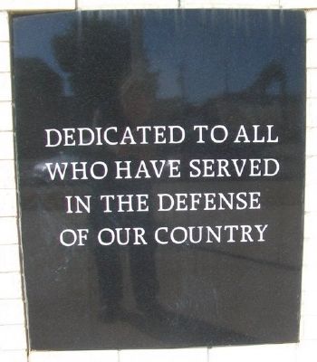 Veterans Memorial Marker. Click for full size. Veterans Memorial Marker image. Click for full size.
