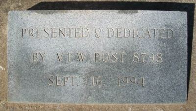 Veterans Memorial Marker. Click for full size. Veterans Memorial Marker image. Click for full size.