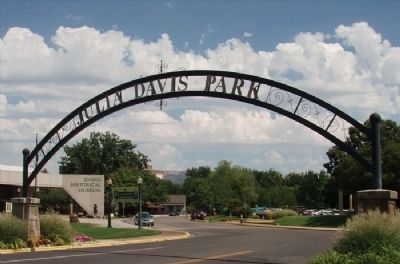 Sacajawea and Pomp - Park Entrance image. Click for full size.