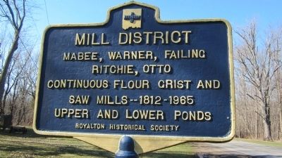 Mill District Marker image. Click for full size.