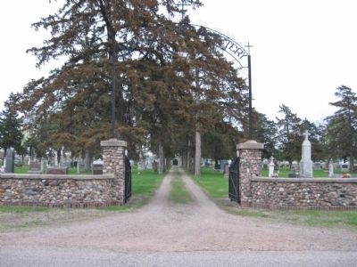 Sacred Heart Cemetery. Click for full size. Sacred Heart Cemetery image. Click for full size.