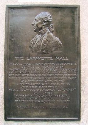 The Lafayette Mall Marker image. Click for full size.
