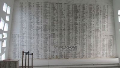 U.S.S. Arizona Memorial Shrine Room. Click for full size. U.S.S. Arizona Memorial Shrine Room image. Click for full size.
