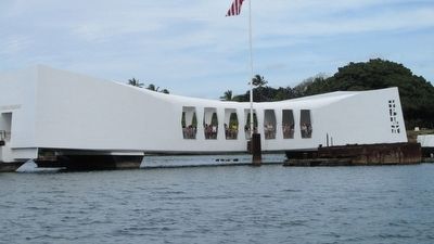 U.S.S. Arizona Memorial. Click for full size. U.S.S. Arizona Memorial image. Click for full size.