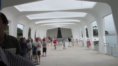 U.S.S. Arizona Memorial. Click for full size. U.S.S. Arizona Memorial image. Click for full size.