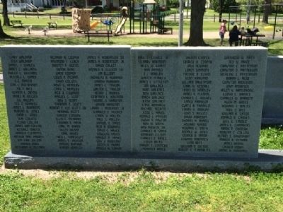 Thorsby Remembers Our Veterans names image. Click for full size.