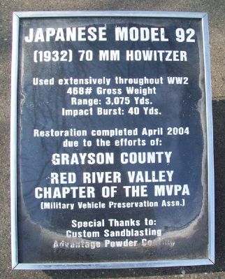 Japanese Model 92 Marker image. Click for full size.