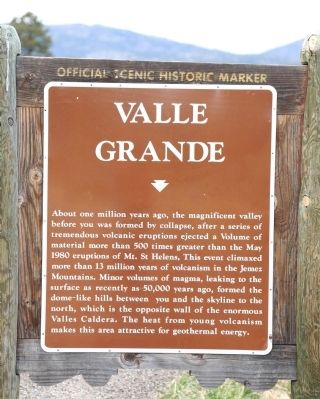 Valle Grande Marker image. Click for full size.
