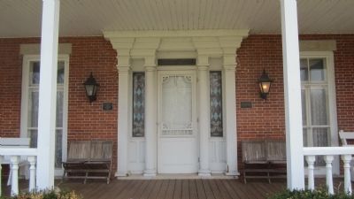 Front Entrance Home of James Van Horn image. Click for full size.