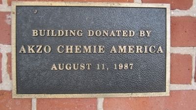 Home of James Van Horn Donation Plaque image. Click for full size.