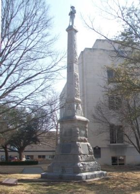 The First Confederate Monument Erected in Texas image. Click for full size.