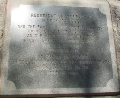 The First Confederate Monument Erected in Texas U.D.C. 100th image. Click for full size.