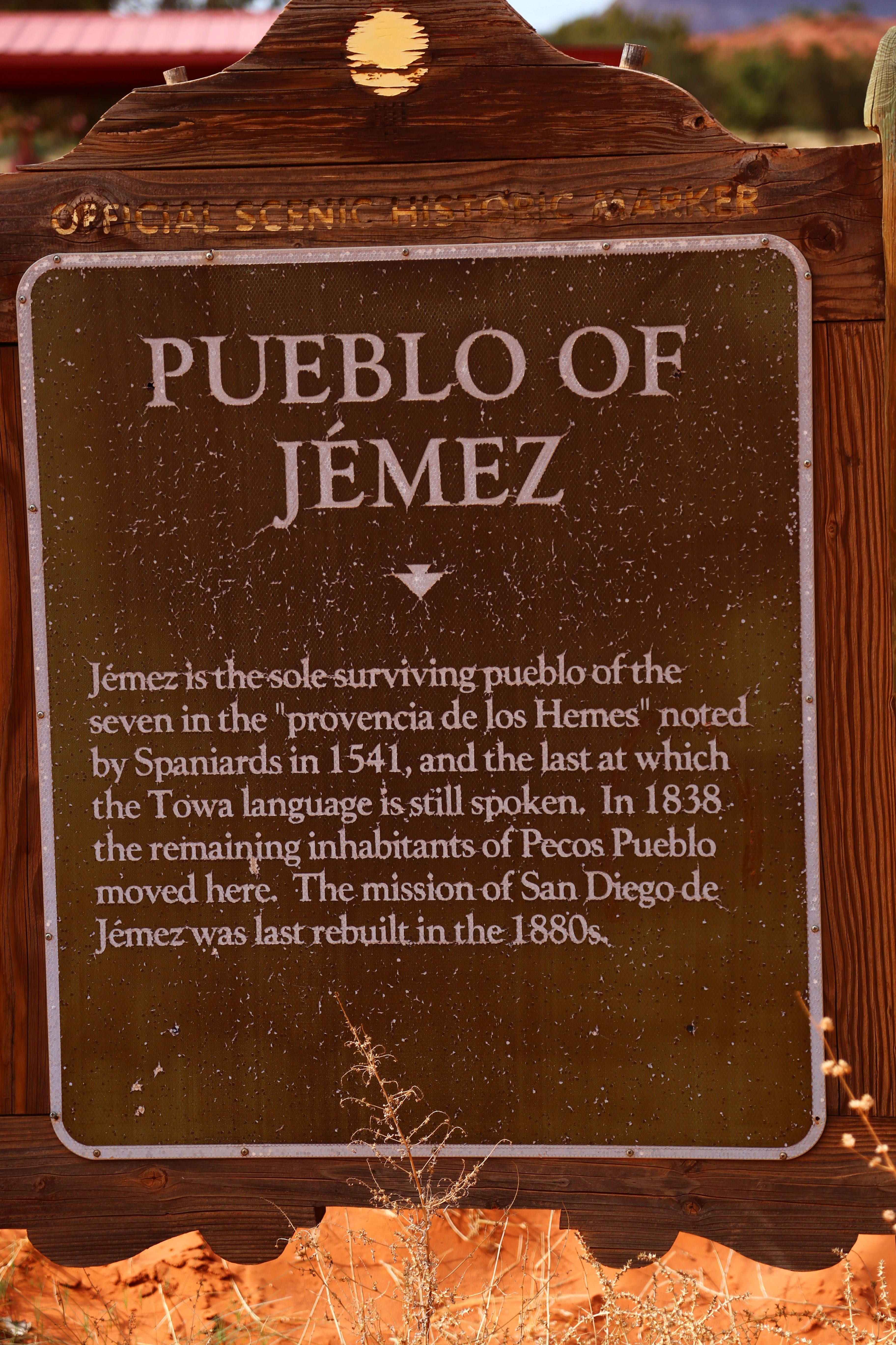 Pueblo of Jémez Marker