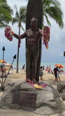 Duke Paoa Kahanamoku Marker. Click for full size. Duke Paoa Kahanamoku Marker image. Click for full size.