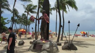 Duke Paoa Kahanamoku Marker. Click for full size. Duke Paoa Kahanamoku Marker image. Click for full size.