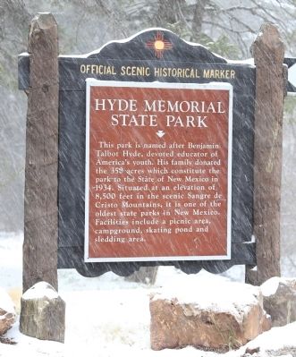 Hyde Memorial State Park Marker. Click for full size. Hyde Memorial State Park Marker image. Click for full size.