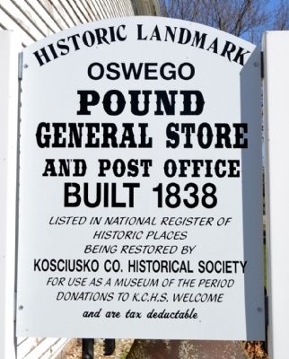 Pound General Store and Post Office Marker image. Click for full size.