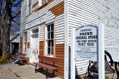 Front Facade of Pound General Store and Post Office image. Click for full size.