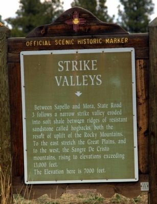 Strike Valleys Marker image. Click for full size.