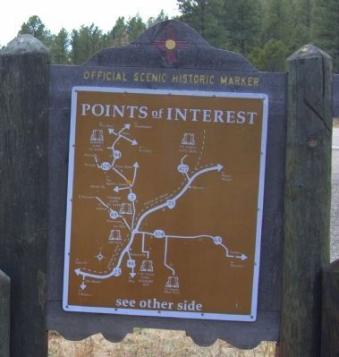 Reverse of Strike Valleys Marker image. Click for full size.
