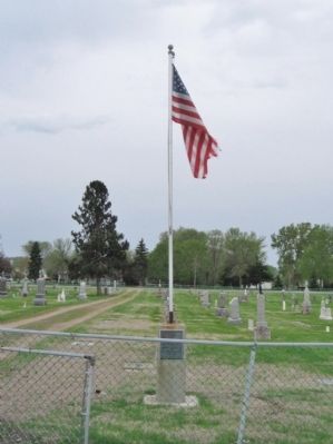 Veterans Memorial and Flagpole. Click for full size. Veterans Memorial and Flagpole image. Click for full size.