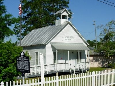 Old Callaway One Room School House Marker image. Click for full size.