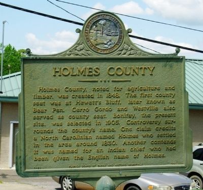 Holmes County Marker image. Click for full size.