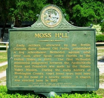 Moss Hill Marker. Click for full size. Moss Hill Marker image. Click for full size.