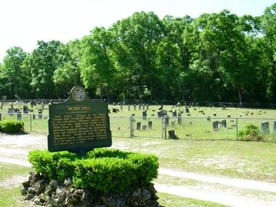 Moss Hill Marker. Click for full size. Moss Hill Marker image. Click for full size.