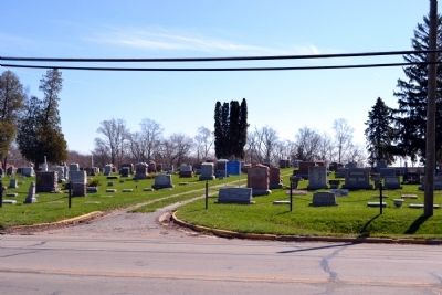 Entrance to North Webster Cemetery. Click for full size. Entrance to North Webster Cemetery image. Click for full size.