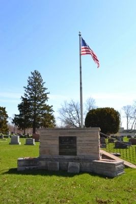 North Webster Cemetery Veterans Memorial image. Click for full size.