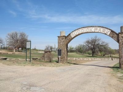 Comanche Village Massacre Marker. Click for full size. Comanche Village Massacre Marker image. Click for full size.