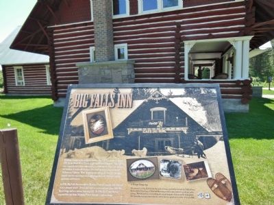 Big Falls Inn Marker. Click for full size. Big Falls Inn Marker image. Click for full size.