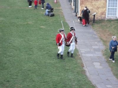 British Troops in Fort Mifflin. Click for full size. British Troops in Fort Mifflin image. Click for full size.